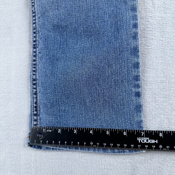 Paris Blues Cropped Jeans Womens Size 1 Straight Leg Low Rise Light Wash Blue - Picture 10 of 12
